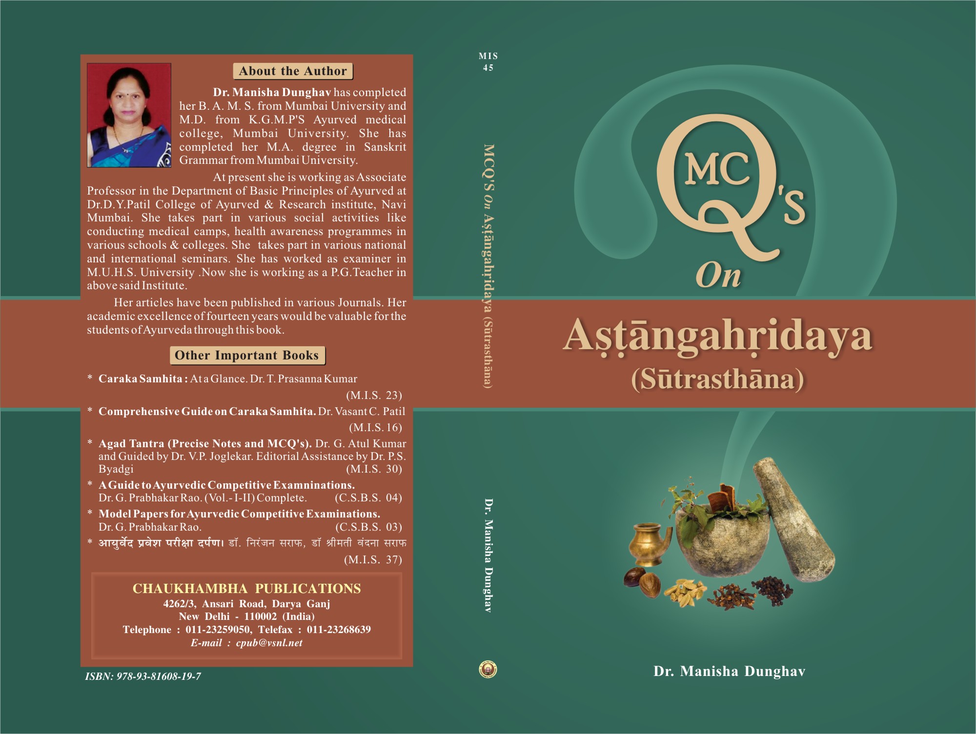 M.C.Q.'S ON ASTANGAHRIDAYAM (SUTRA STHANA)
